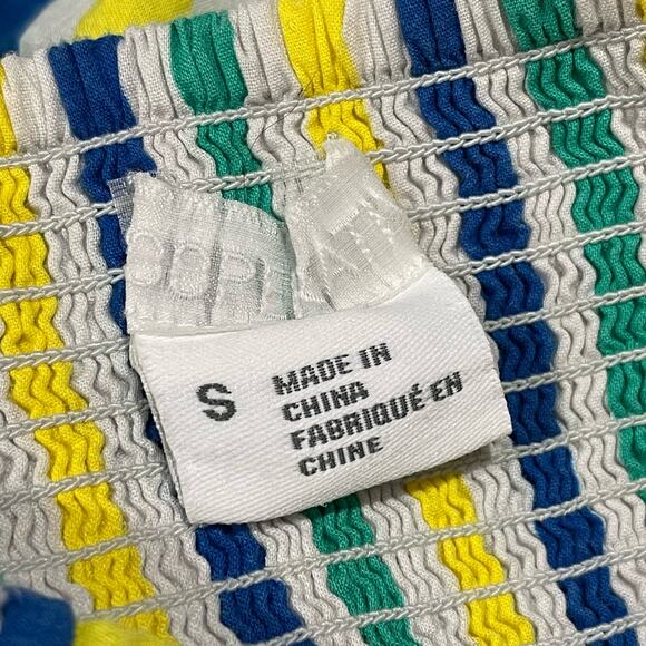 Cooperative by Urban Outfitters Striped Sundress - Yellow/Blue/Green - Small - Picture 8 of 11